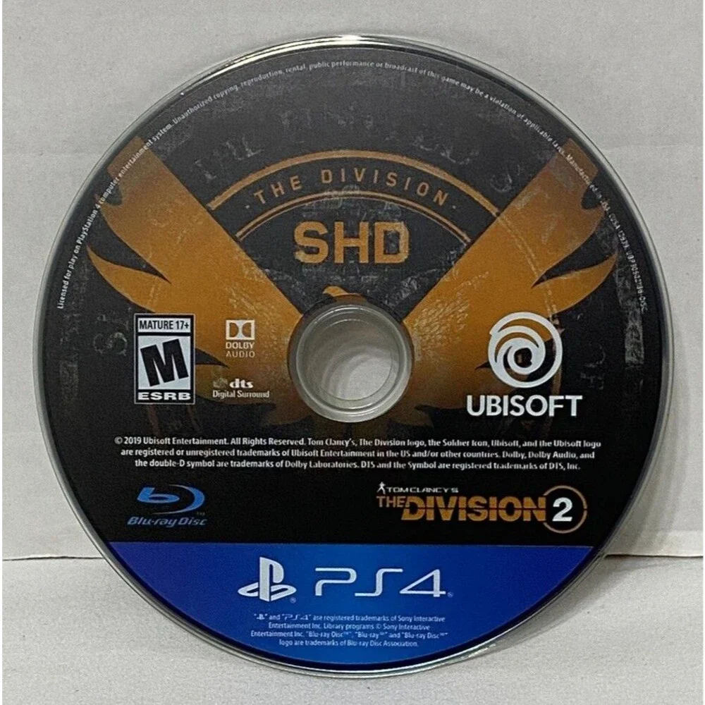 Tom Clancy's The Division 2 (Sony PlayStation 4, 2019) DISC ONLY